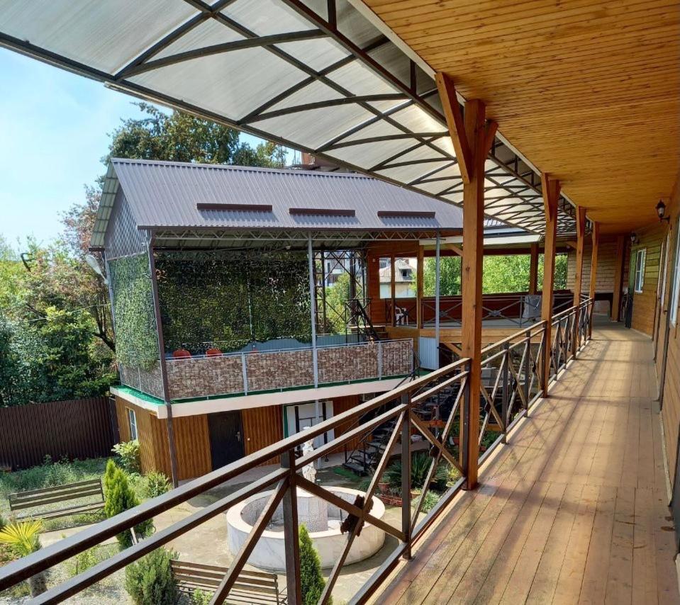 La Fontan Hotel Sukhumi Bagian luar foto